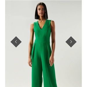 Wide leg jumpsuit, Kelly green, NWT SugarLips